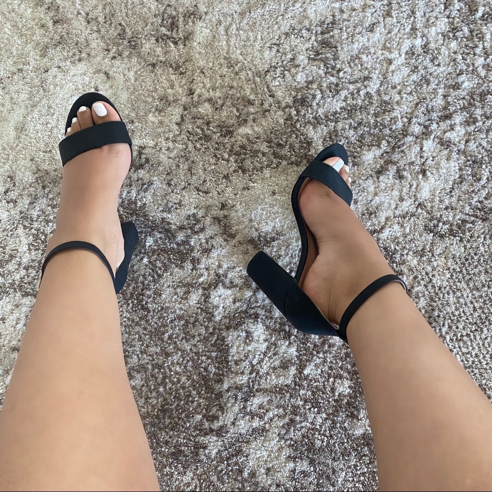 Call It Spring Black Tayvia Heels